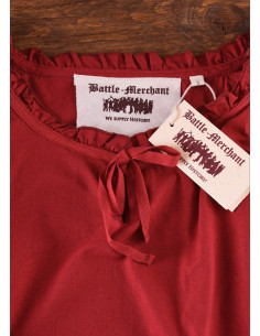 Medieval blouse woman Birga, red