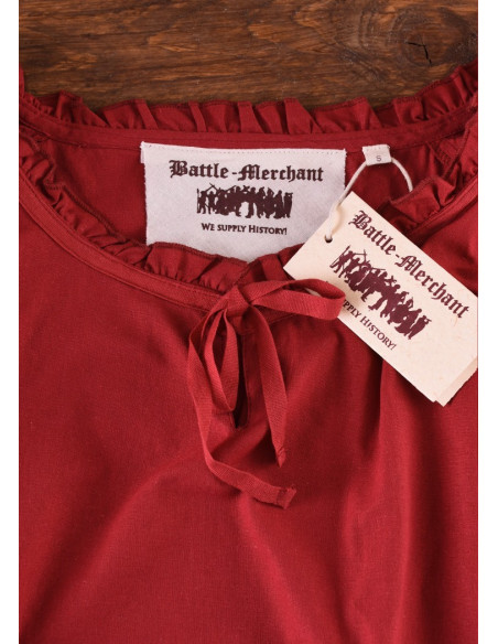 Medieval blouse woman Birga, red Medieval blouse woman Birga, red