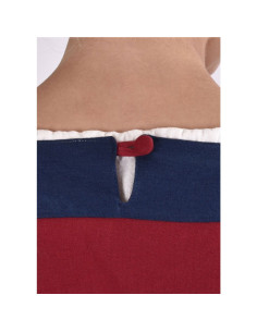 Gudrun medieval dress, red-blue