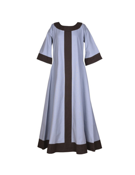 Gudrun medieval dress, grey-brown