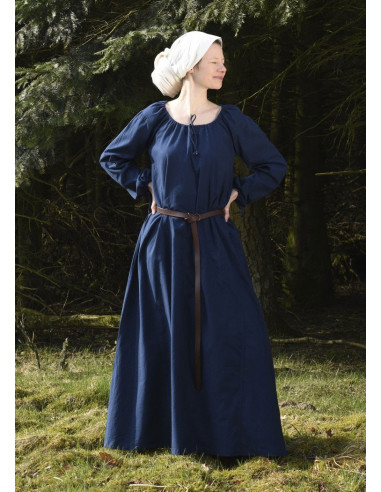 Medieval dress Ana, blue