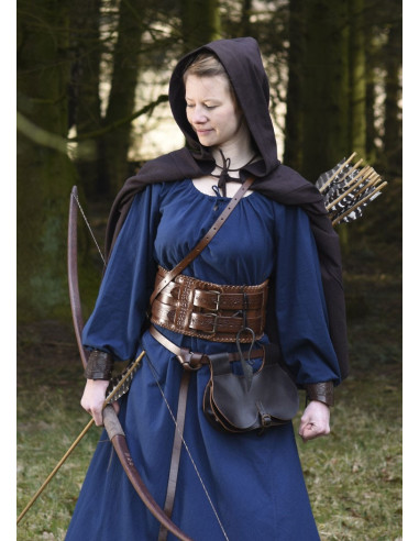 Medieval dress Ana, blue