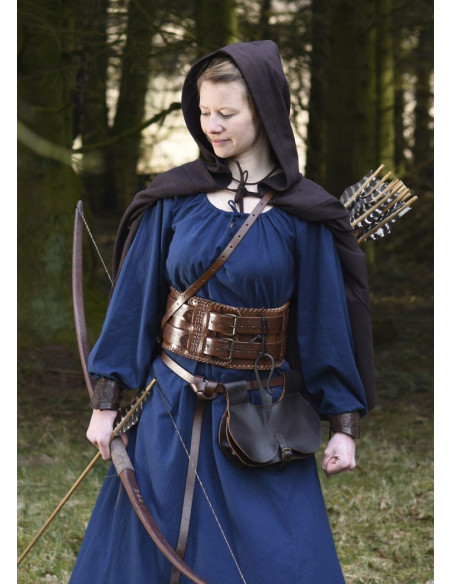 Medieval dress Ana, blue