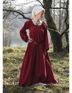 Medieval dress Ana, red
