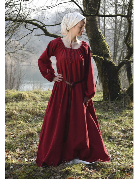 Medieval dress Ana, red