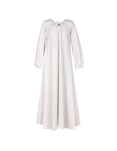 Medieval dress Ana, white
