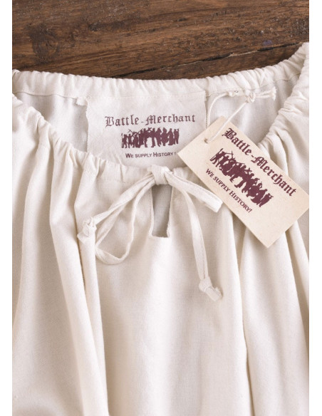 Medieval dress Ana, white