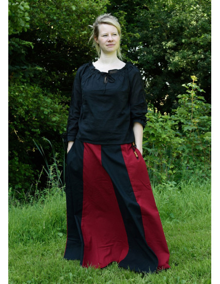 Long red-black medieval skirt Long red-black medieval skirt