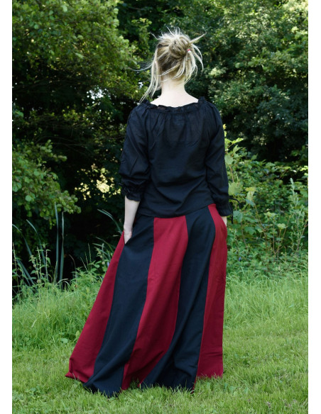 Long red-black medieval skirt Long red-black medieval skirt