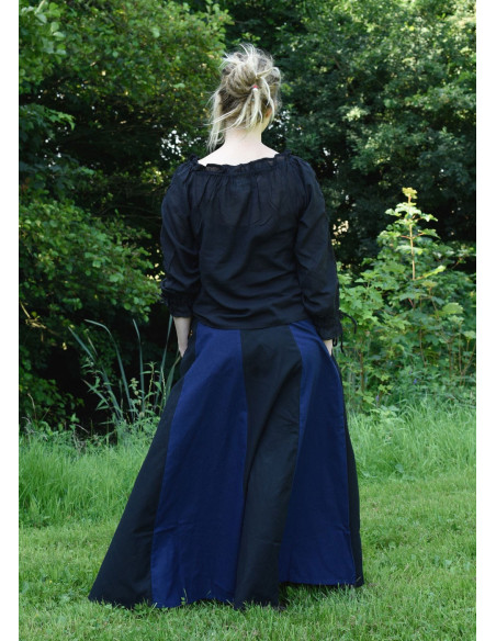 Long blue-black medieval skirt Long blue-black medieval skirt