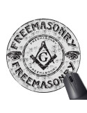 Masonic Round Mouse Pad