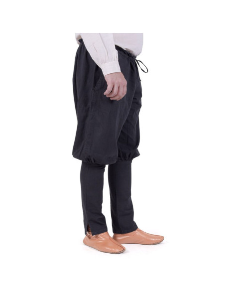 Viking pants Olaf, black
