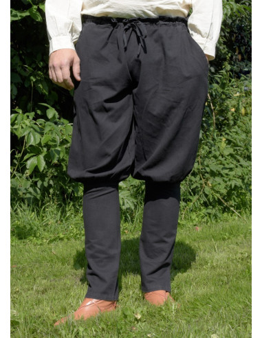 Viking pants Olaf, black