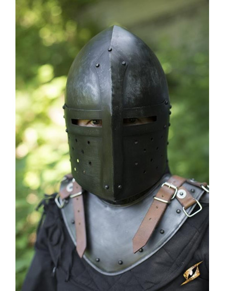 Sugar Loaf Templar Helmet, Dark Epic