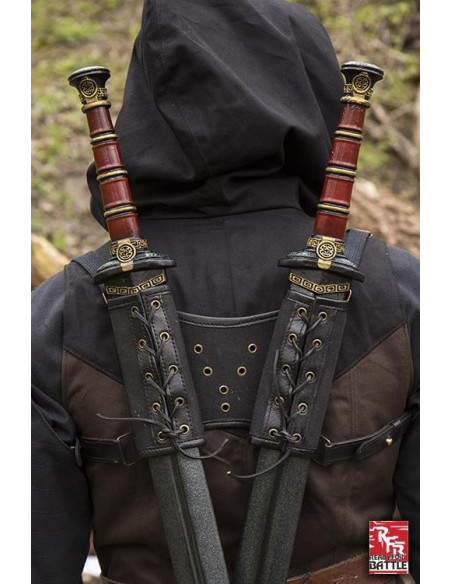 Tahalí double for the back