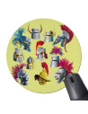 Round Mouse Pad Historical Centers