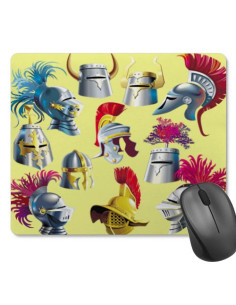 Historical Helmets Rectangular Mouse Pad (23.5x19.5 cm)