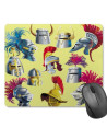 Historical Helmets Rectangular Mouse Pad (23.5x19.5 cm)