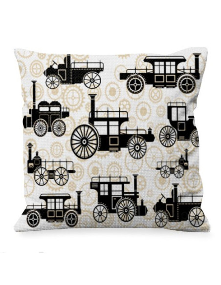 Steam Punk Design Throw Pillow