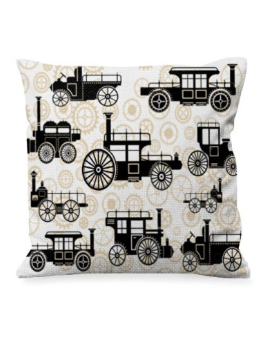 Steam Punk Design Throw Pillow