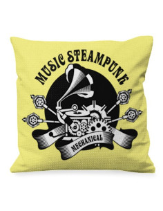 SteamPunk Music Design Cushion