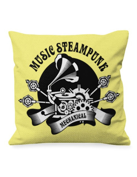 SteamPunk Music Design Cushion