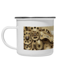 Vintage SteamPunk Brass Mug