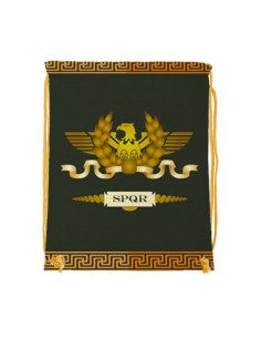 Drawstring backpack Roman Legion SPQR (34x42 cms.)