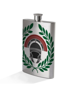 Roman Centurion Hip Flask in Stainless Steel