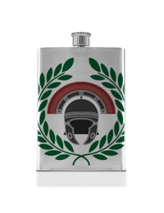 Roman Centurion Hip Flask in Stainless Steel 2
