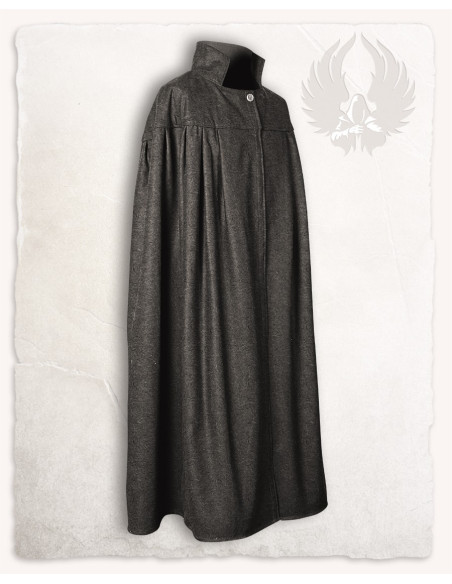 High neck medieval cape, wool