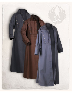 Kandor medieval coat, brown 2