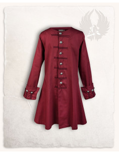 Enigo pirate frock coat, Bordeaux