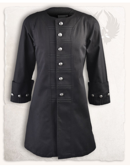 Enigo pirate frock coat, black Enigo pirate frock coat, black