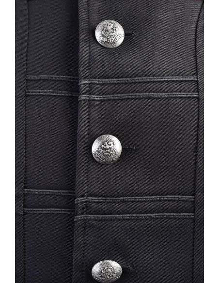 Enigo pirate frock coat, black Enigo pirate frock coat, black