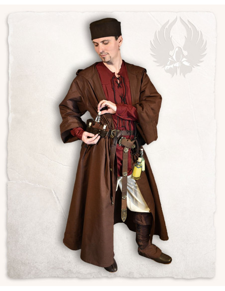 Aurelius warlock robe, brown