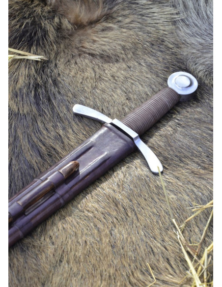Sword of the Crusaders, with scabbard