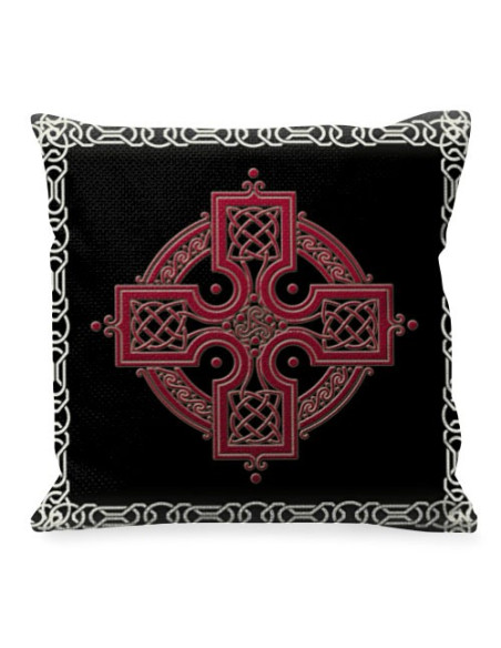 Cushion with Celtic Cross symbol