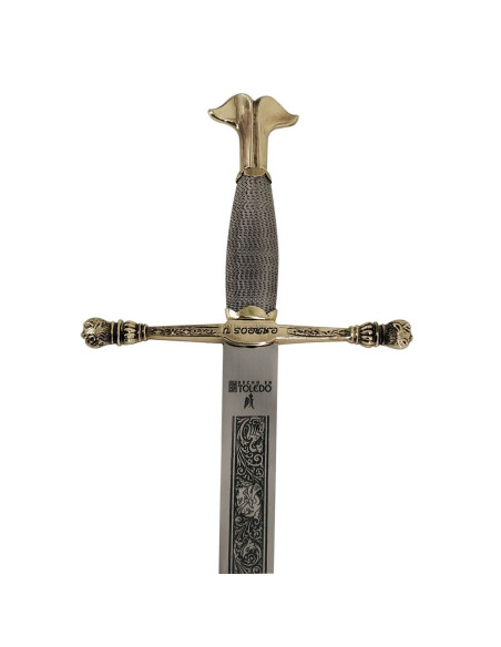 Golden Carlos V sword, cadet