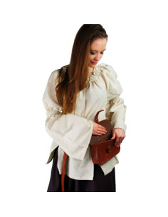 Classic medieval blouse, cream