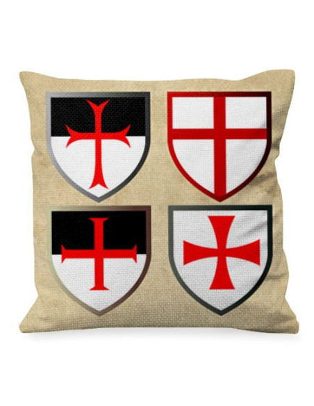 Cushion with Templar Crosses