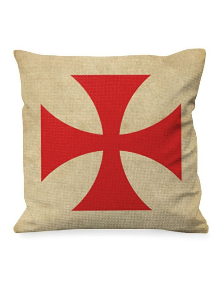 Cushion with Templar Crosses