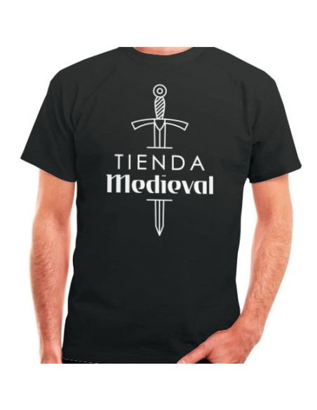 Black T-shirt Medieval-Shop