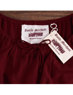 Ana medieval dress, red wine