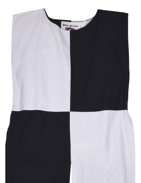 Black-white Quartered Medieval Surcoat