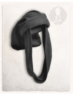 Medieval Rafael hat in black, Unisex