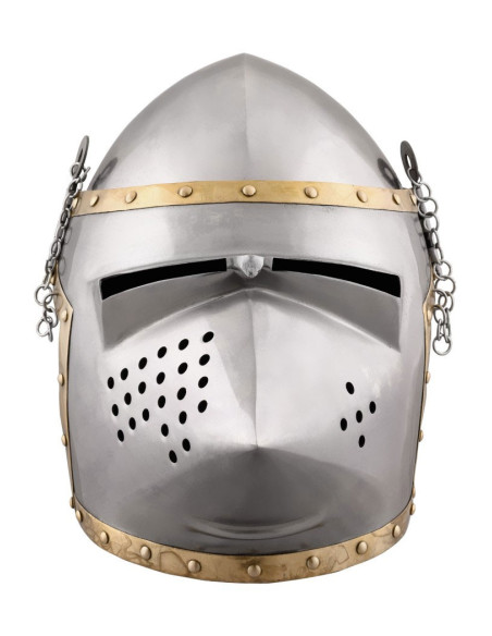 Picudo bacinet with viewer, year 1390