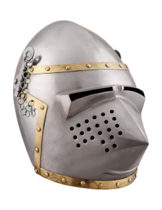 Picudo bacinet with viewer, year 1390