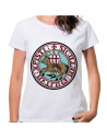 White Woman T-shirt Knights Templar, short sleeve