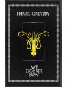 Banner Game of Thrones House GreyJoy (75x115 cms.)